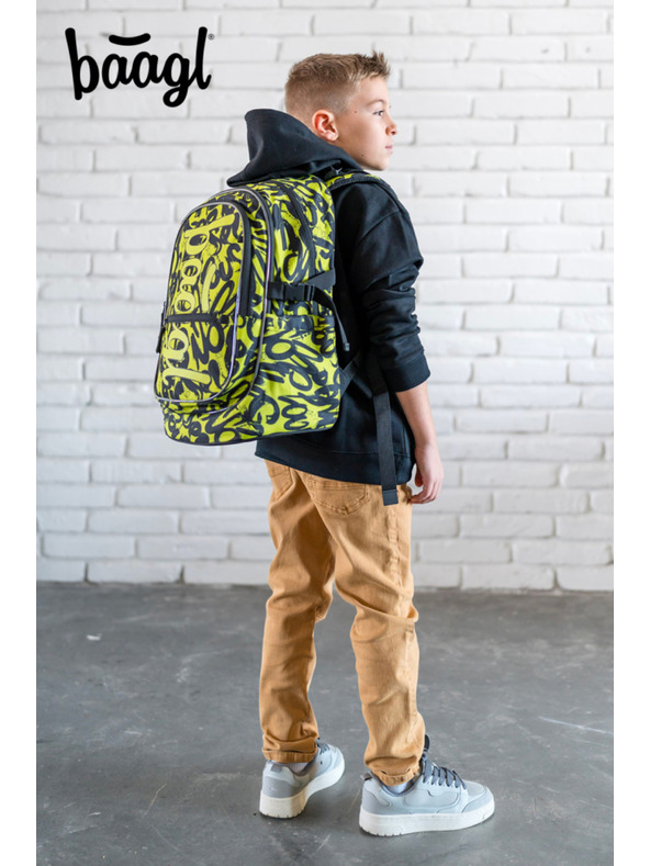 BAAGL  BAAGL Schulrucksack Core Lime