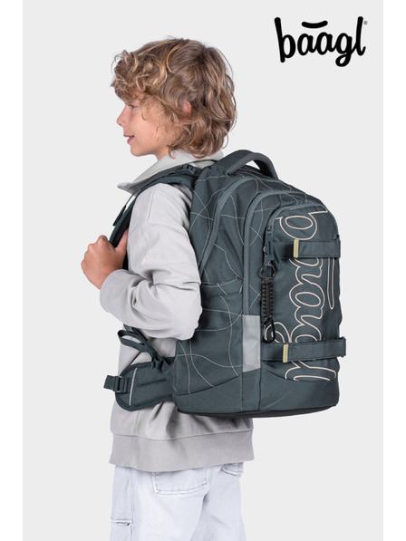 BAAGL  BAAGL SET 3 Skate Max Wave: Rucksack, Etui, Sportbeutel GRS