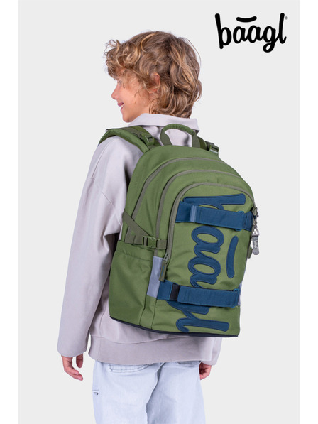 BAAGL  BAAGL SET 3 Skate Olive: Rucksack, Etui, Sporttasche GRS
