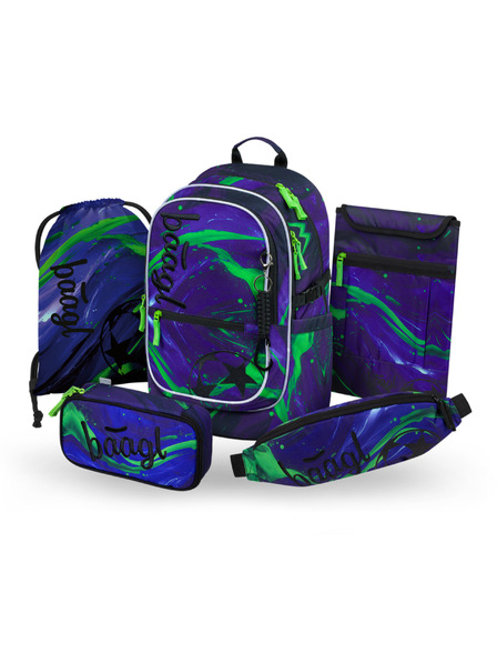 BAAGL  BAAGL SET 5 Core Football Champion: Rucksack, Etui, Beutel, Hüfttasche, Notebook-Tasche GRS