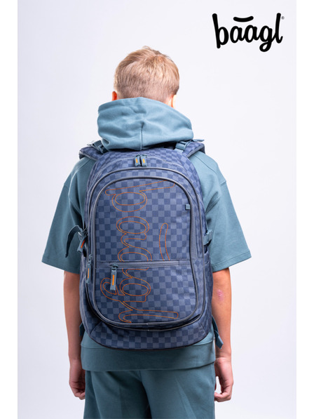 BAAGL  BAAGL SET 3 Core Ska blau: Rucksack, Federmäppchen, Beutel GRS