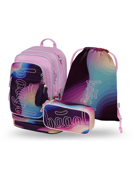 BAAGL  BAAGL SET 3 Cubic Lyra: Rucksack, Federmäppchen, Beutel GRS