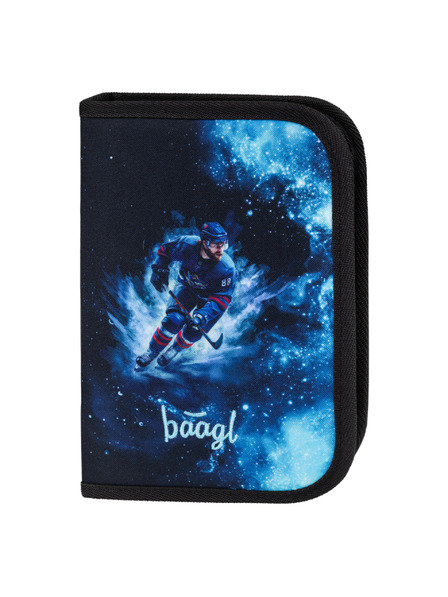 BAAGL  BAAGL SET 5 Zippy Eishockey: Schulmappe, Federmäppchen, Beutel, Schürze, Börse