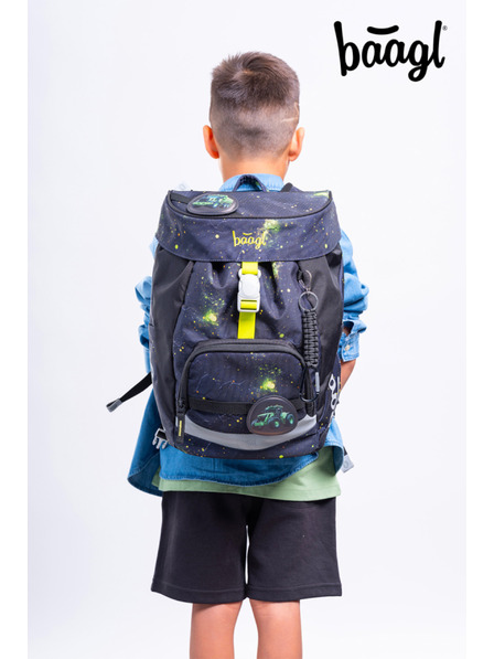 BAAGL  BAAGL SET 3 Airy Traktor: Rucksack, Etui, Beutel GRS