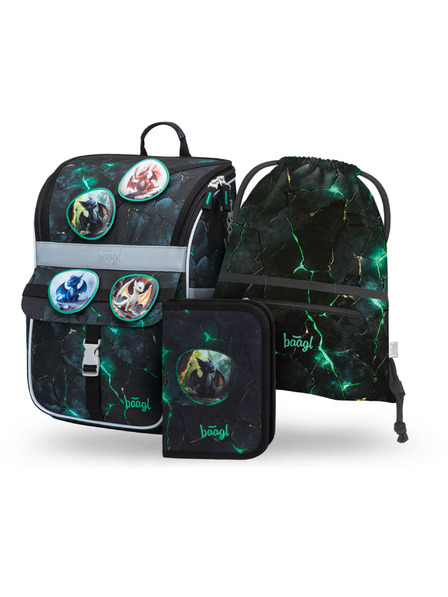 BAAGL  BAAGL SET 3 Zippy Drachen: Schulmappe, Federtasche, Sportbeutel