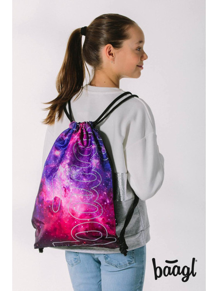 BAAGL  BAAGL SET 5 Skate Max Galaxy: Rucksack, Etui, Beutel, Sporttasche, Hüfttasche GRS