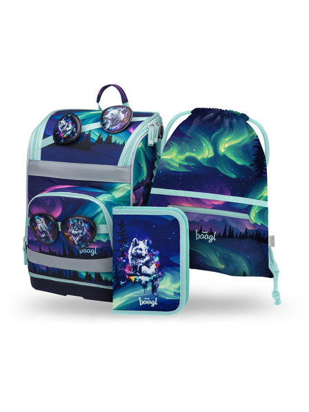 BAAGL  BAAGL SET 3 Zippy Plus Aurora: Aktentasche, Etui, Beutel GRS