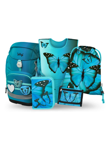BAAGL  BAAGL SET 5 Airy Plus Butterfly: Rucksack, Etui, Beutel, Schürze, Geldbörse