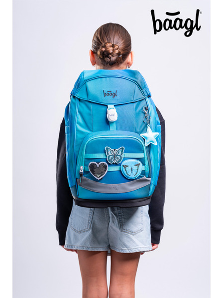 BAAGL  BAAGL SET 3 Airy Plus Butterfly: Rucksack, Etui, Beutel