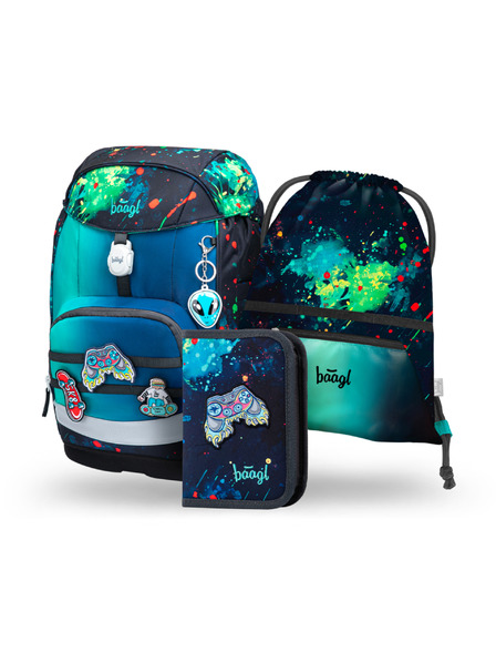 BAAGL  BAAGL SET 3 Airy Plus Chill: Rucksack, Etui, Beutel