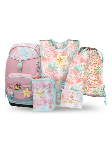 BAAGL  BAAGL SET 5 Airy Plus Sunset: Rucksack, Etui, Beutel, Schürze, Geldbörse