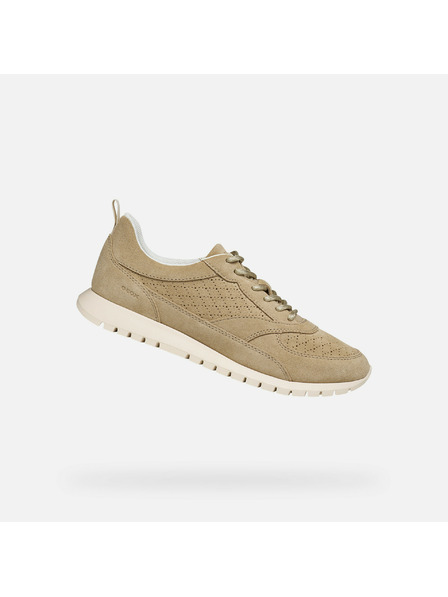 Geox Beige Damen-Sneaker Geox Sukie 2.0