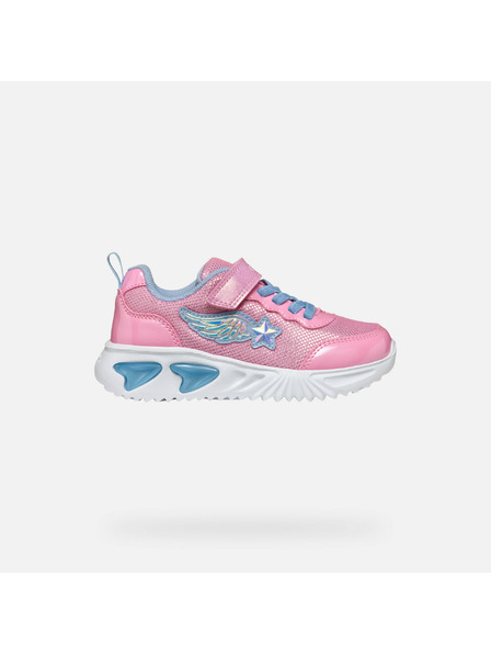 Geox Rosa Mädchen Leucht-Sneaker Geox Assister