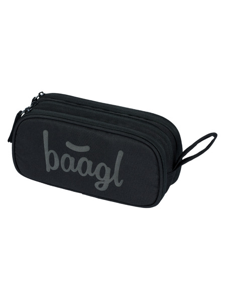 BAAGL  Schwarzes Schüler-Federmäppchen etue Baagl Black