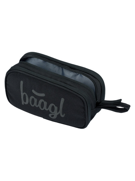 BAAGL  Schwarzes Schüler-Federmäppchen etue Baagl Black