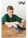 BAAGL  Grau Schulmäppchen Baagl NASA Grau