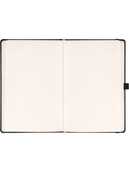 NOTIQUE NOTIQUE Notizen Balacron, schwarz, gepunktet, 15 x 21 cm