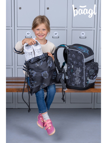 BAAGL  BAAGL SET 3 Zippy plus Hogwarts: Schulranzen, Federmäppchen, Beutel