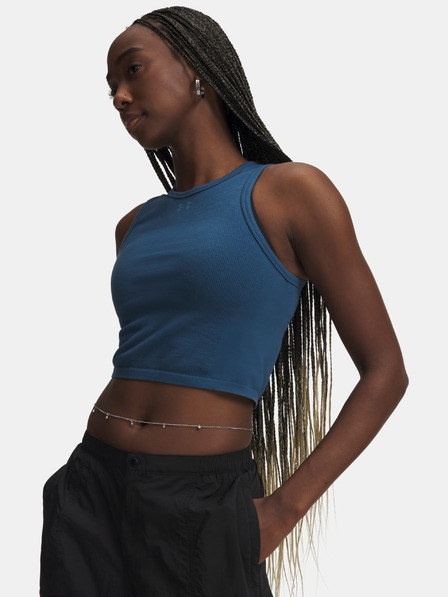 Under Armour Damen-Tank Under Armour Seamless Cotton Hand Tank-BLU