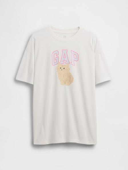 GAP Kinder-Oversize-Pyjama-T-Shirt mit Logo GAP