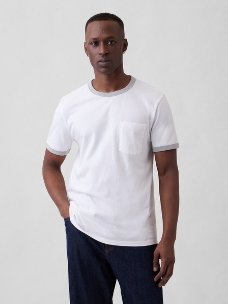 GAP T-Shirt mit Brusttasche Everyday Soft GAP