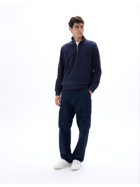 Celio Sweatshirt Metreuk mit Stehkragen