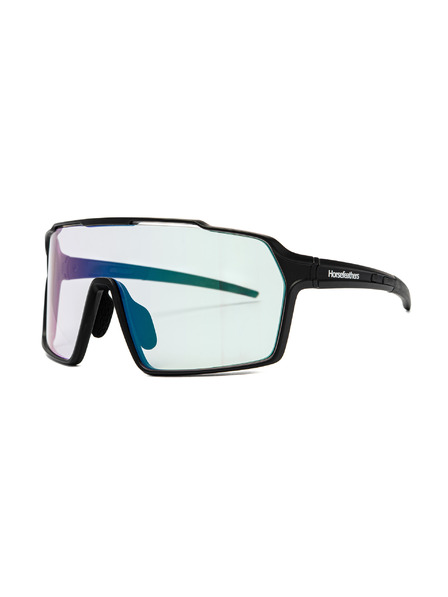 Horsefeathers Photochrome Brille Neutron - Matt Black/Mirror Green