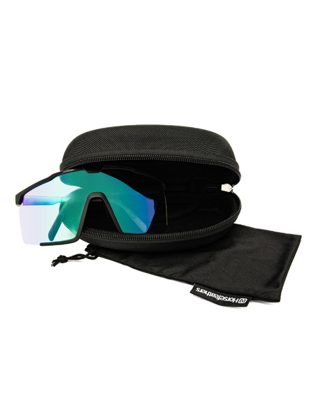 Horsefeathers Photochrome Brille Proton - Matt Black/Mirror Green