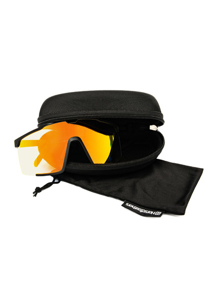 Horsefeathers Photochrome Brille Proton - Matt Black/Mirror Red