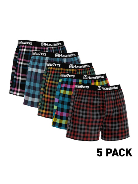 Horsefeathers Boxershorts Clay 5Pack - bundle 3