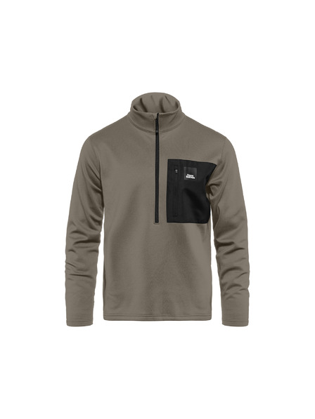 Horsefeathers Funktionssweatshirt Miner - taupe