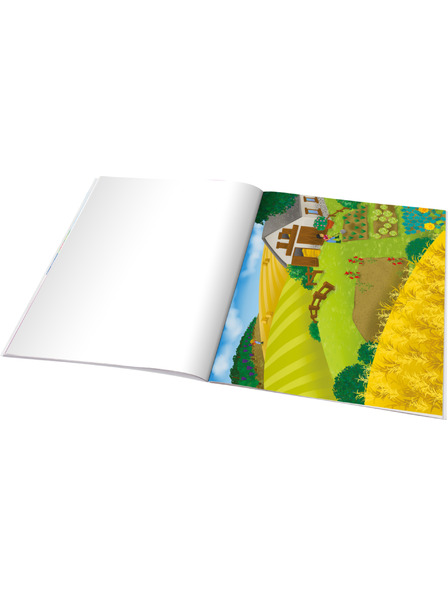 ELLA & MAX Lesen und Aufkleben – AUF DEM BAUERNHOF, Buch mit Stickern