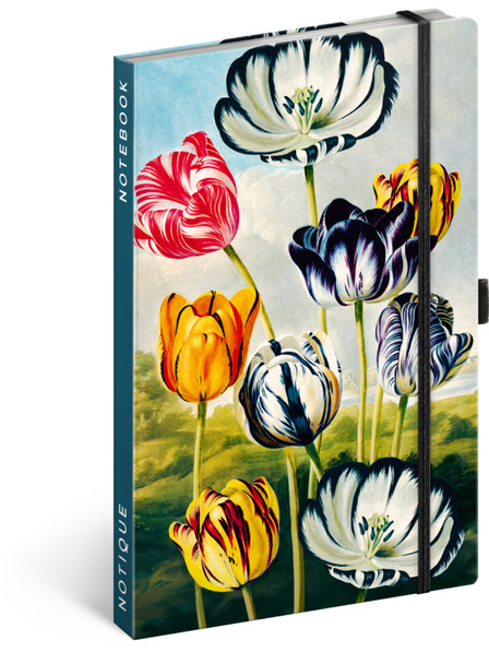 NOTIQUE NOTIQUE Notizbuch Tulpen von Kateřina Winterová, liniert, 13 x 21 cm