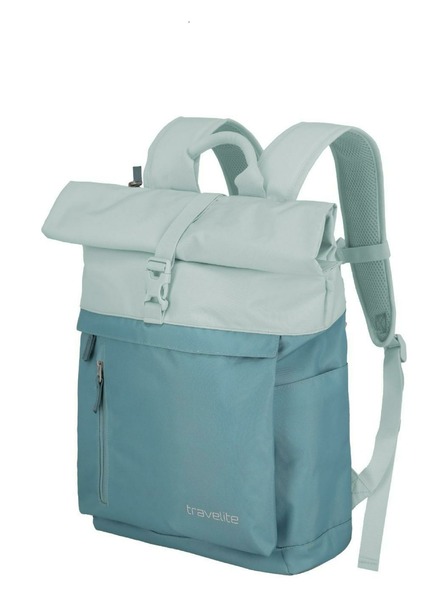 Travelite Rucksack Travelite Basics Rollup Backpack Ice Blue