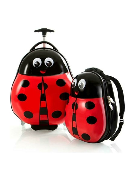 Heys Kinderkoffer Heys Travel Tots Lady Bug – Set aus Rucksack und Koffer