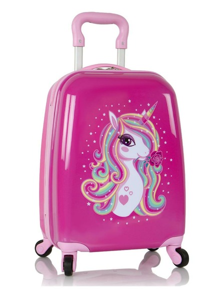 Heys Kinderkoffer Heys Kids 4w Unicorn Rose