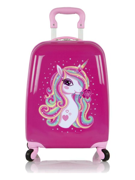 Heys Kinderkoffer Heys Kids 4w Unicorn Rose