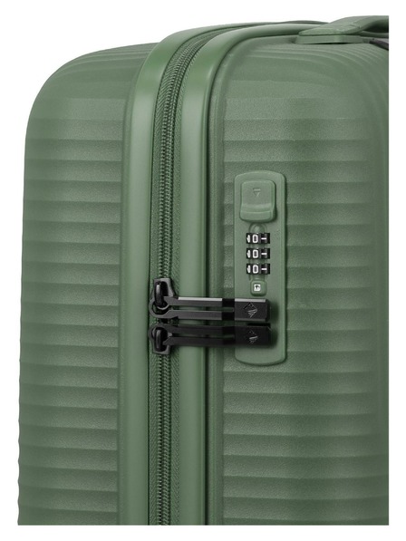 Travelite Reisekofferset Travelite Air Stripe S,M,L Slim Green