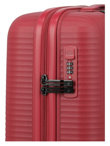 Travelite Reisekofferset Travelite Air Stripe S,M,L Slim Red