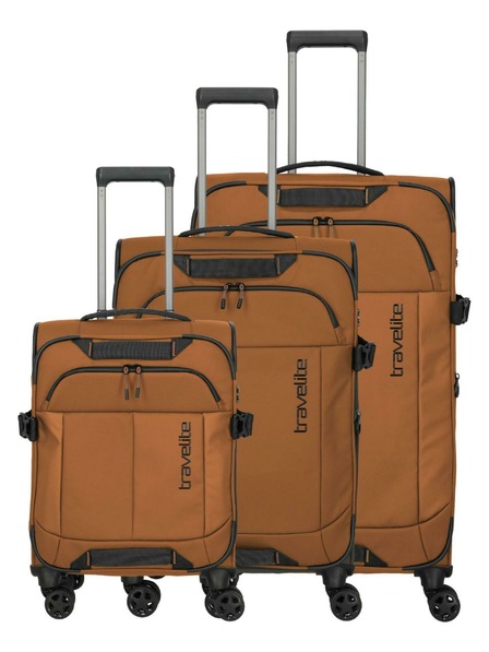 Travelite Reisekofferset Travelite Briize S,M,L Curry