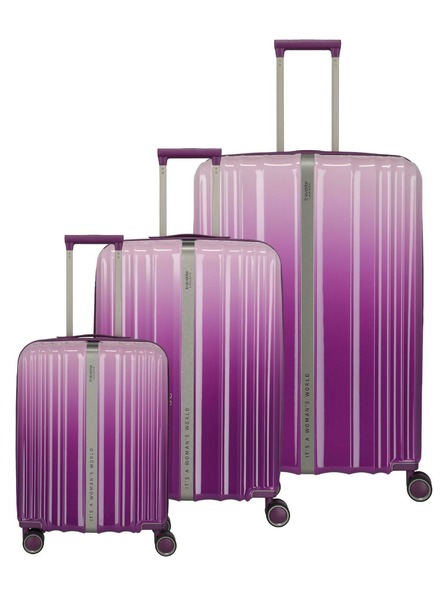 Travelite Reisekofferset Travelite Lascana Edition S,M,L Purple Degrade