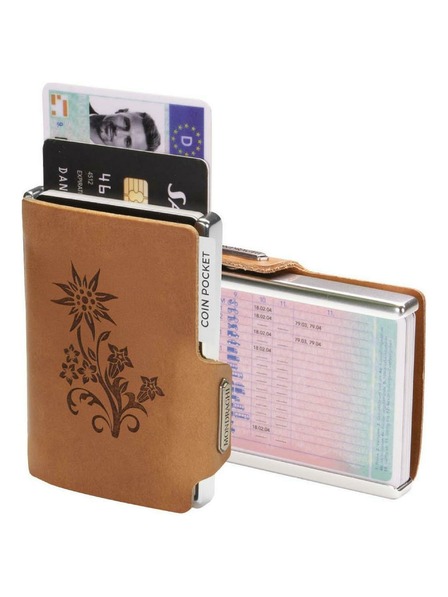 Mondraghi Geldbörse Mondraghi Silhouette Edelweiss Caramel