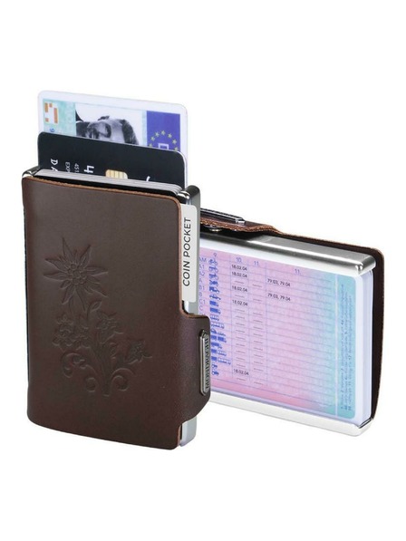 Mondraghi Geldbörse Mondraghi Silhouette Edelweiss Brown