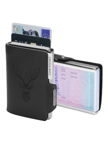 Mondraghi Geldbörse Mondraghi Silhouette Classic Deer Black