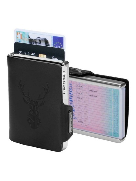 Mondraghi Geldbörse Mondraghi Silhouette Modern Deer Black