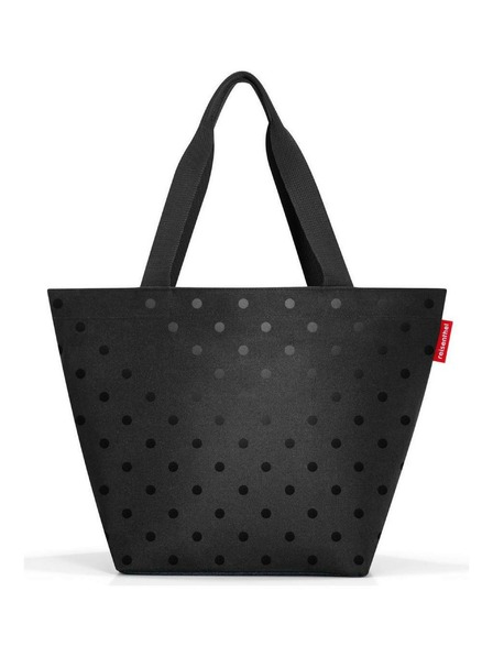 Reisenthel Handtasche Reisenthel Shopper M Glossy dots black