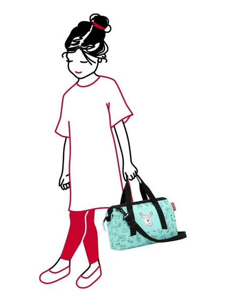 Reisenthel Tasche Reisenthel Allrounder XS Kids Cats and dogs mint