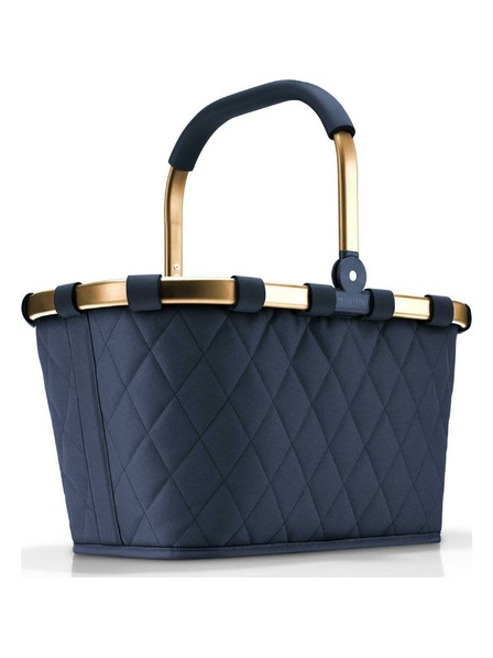 Reisenthel Tasche Reisenthel Carrybag Frame Rhombus Midnight Gold