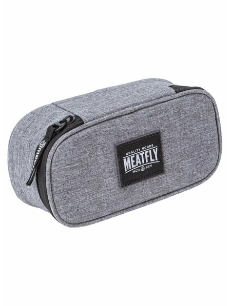 Meatfly Meatfly Federmäppchen Pencil Case Heather Grey