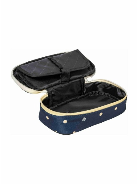 Meatfly Meatfly Etui XL Pencil Case Yellow Dots